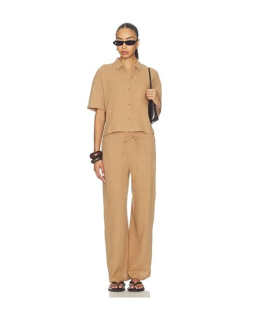 Barefoot Dreams Natural Wide Leg Pant