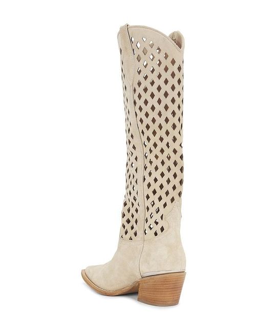 Free People White Diamonds Are Forever Cowboy Boot