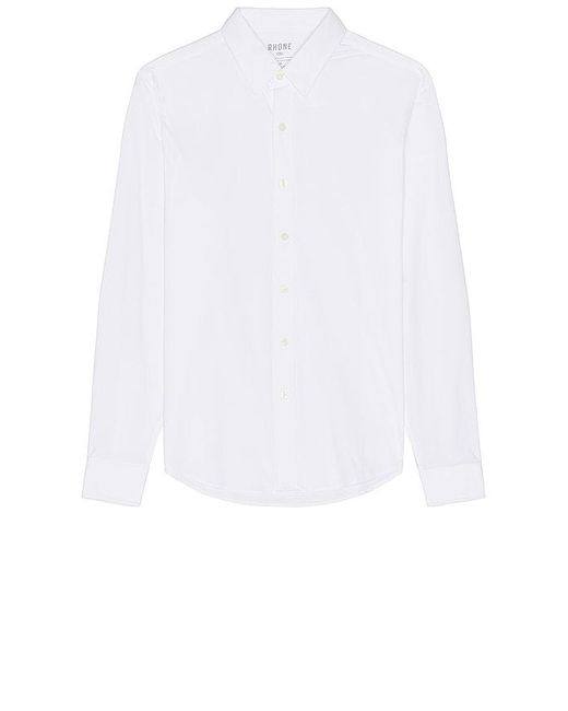 Rhone White Commuter Classic Fit Shirt for men