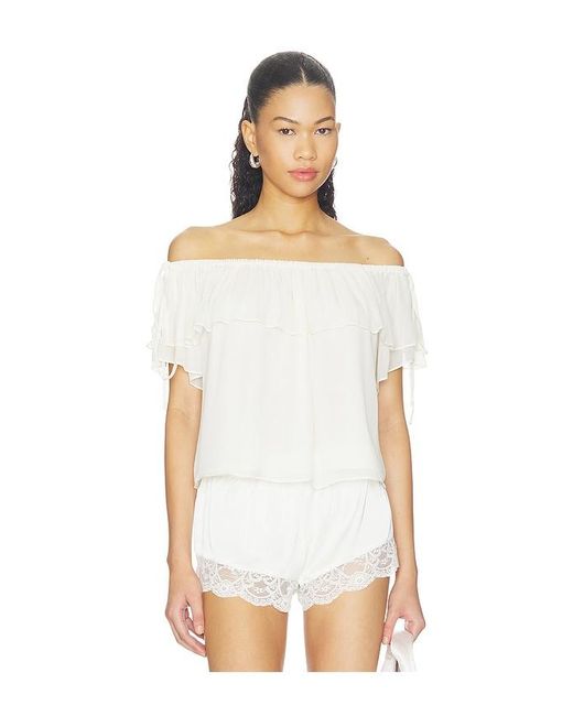 PAIGE White Golden Top