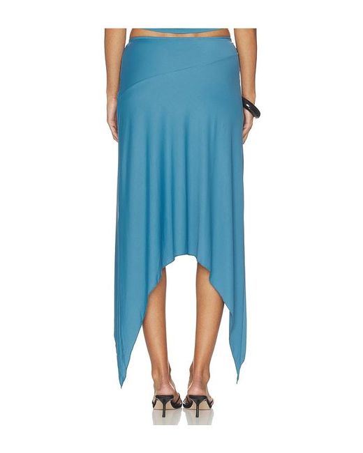 Lioness Blue Trophy Midi Skirt