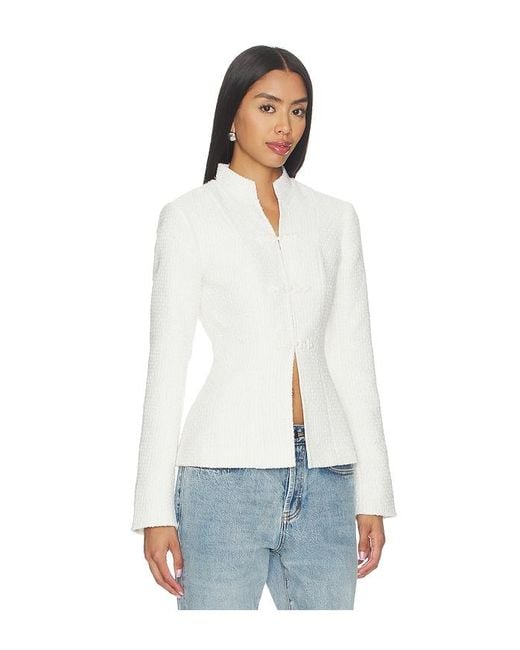 MAJORELLE White Alba Jacket