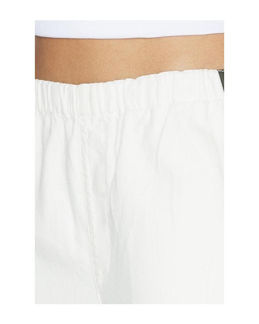 Rag & Bone White Featherweight Logan Pull On Track