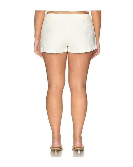 L'academie White 'Academie Kora Linen Mini Skort