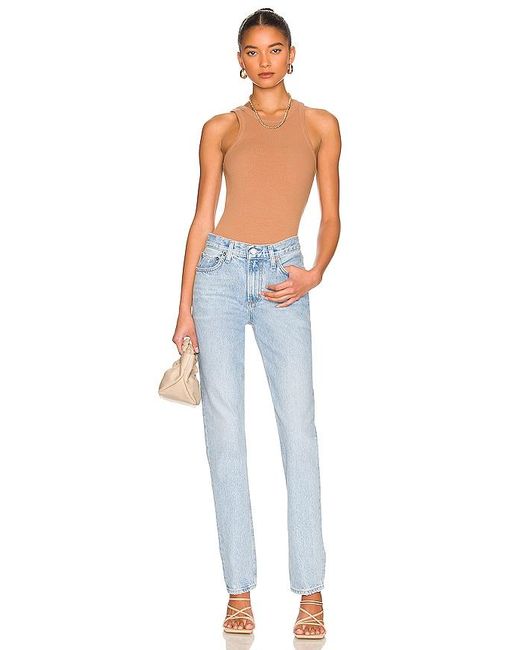 Agolde Blue Lyle Low Rise Slim