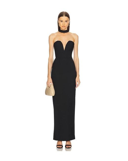 Michael Costello Black X Revolve Daija Gown