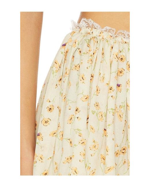 SWF White Pleated Flounce Mini Shorts