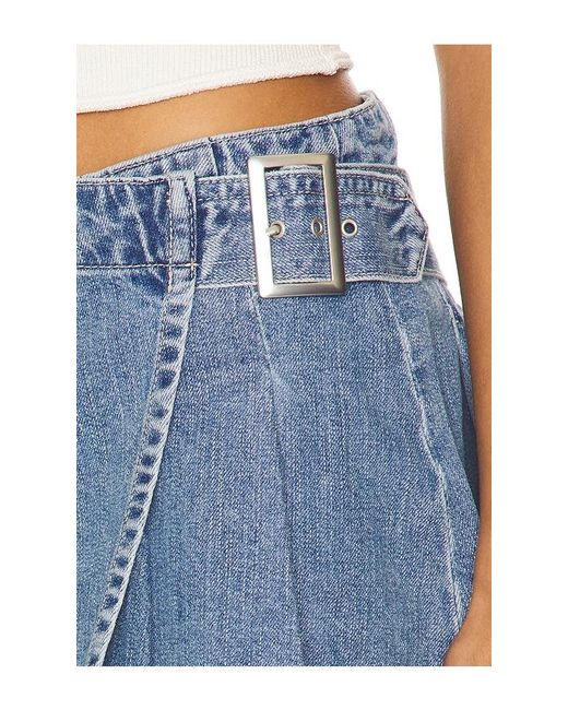 A.Brand Blue Wrap Skirt