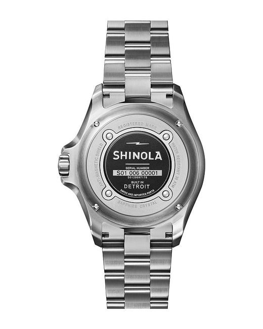 Shinola Black 43Mm Monster for men