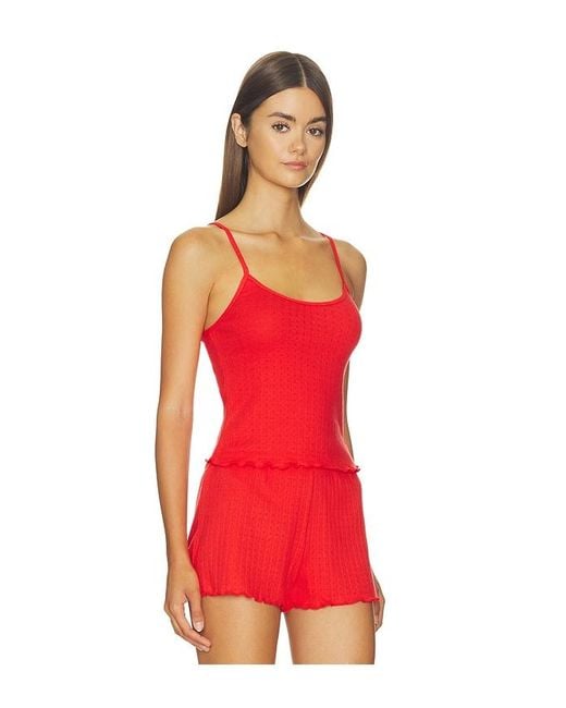 WellBeing + BeingWell Red Kenny Tank