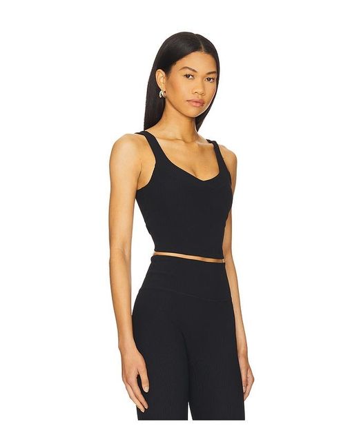 Beyond Yoga Black Impulse Cropped Tank Top