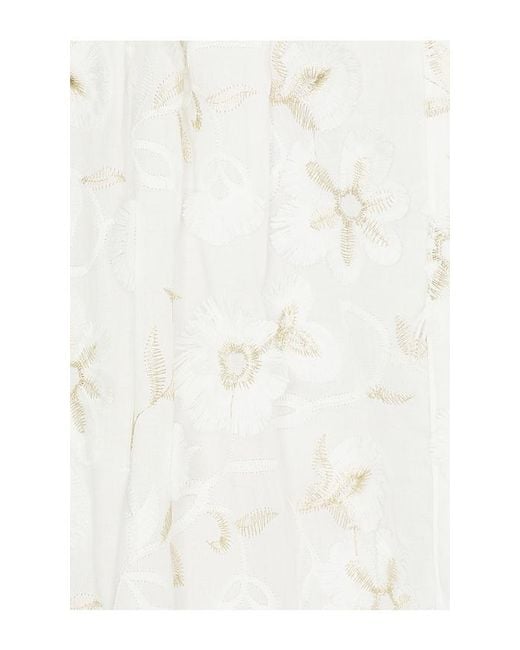 Waimari White Camelia Maxi Dress