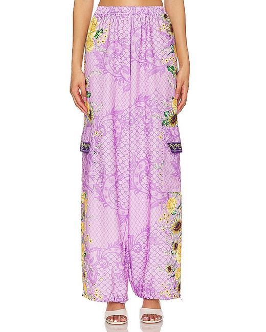 Pantalón Cargo Maca En Color Morado Talla En Agua Bendita de color Purple