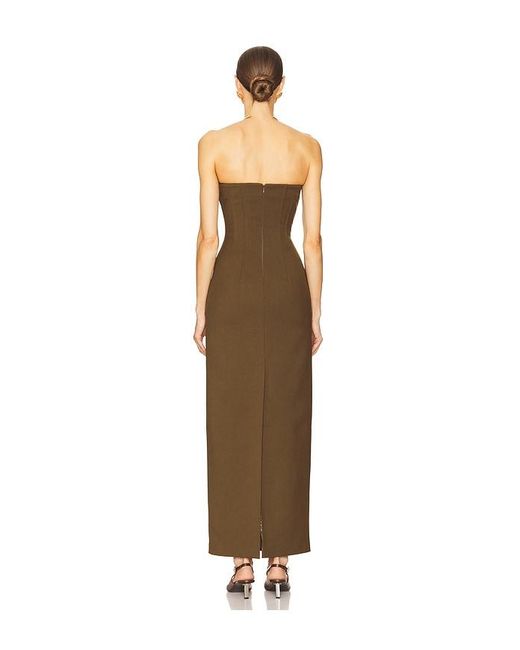 Helsa Natural The Linear Suiting Dress