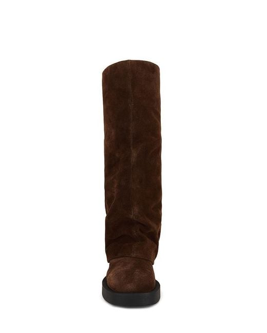 SCHUTZ SHOES Brown Keira Up Cloak Boot