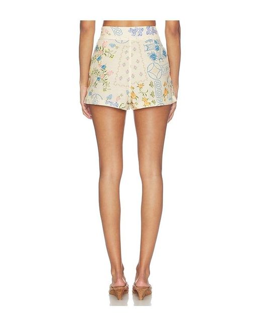 Agua Bendita White Lia Bleu Short