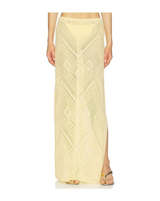 Devon Windsor Yellow Vie Skirt