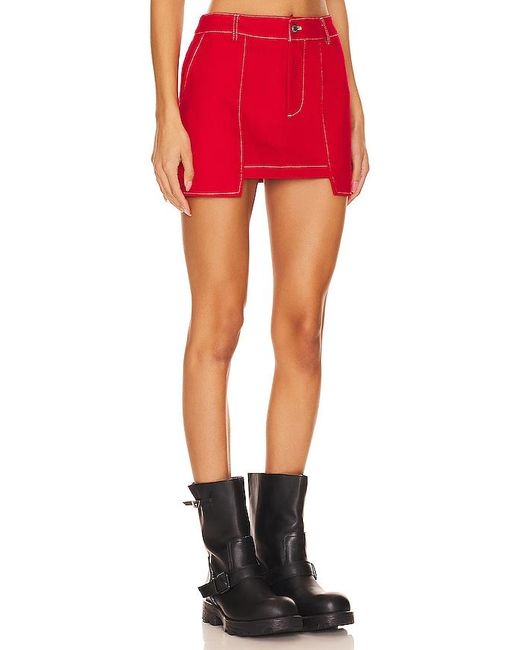 BY.DYLN Red X Revolve Copper Skirt