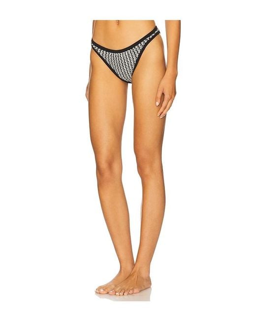 Devon Windsor Black Neo Bikini Bottom