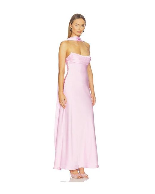 Runaway the Label White Madeleine Strapless Maxi Dress