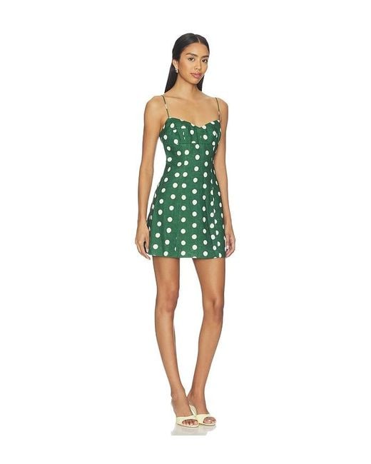 Cara Cara Green Cherry Mini Dress