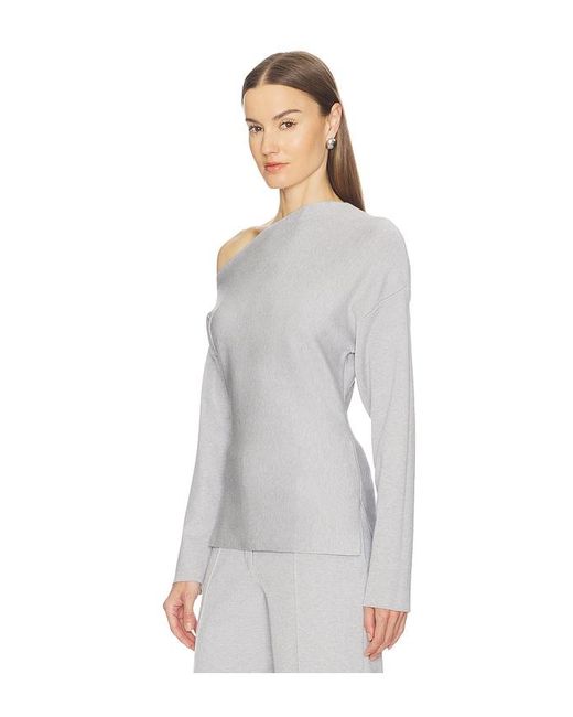 SRG White Lesly Off Shoulder Knit Top