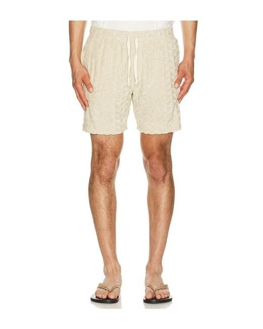 Marine Layer Natural Leo Terry Short for men