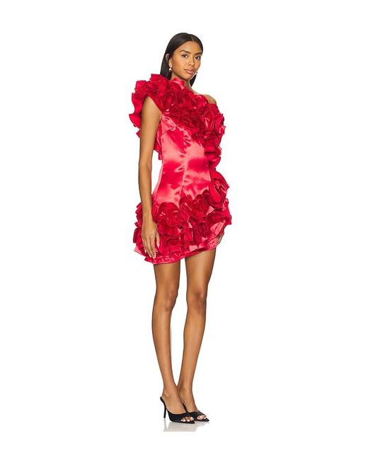 Bronx and Banco Red Minikleid Aurora One Shoulder