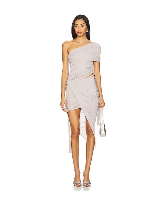 Helmut Lang White Asymmetric Protect Top