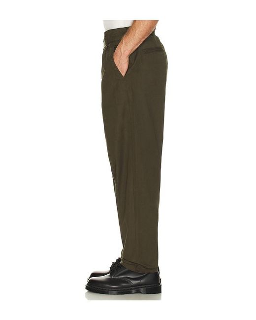 Barbour Green Cole Relaxed Fit Poplin Trouser for men