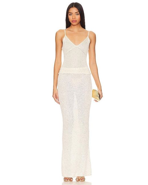 Asta Resort White Carolina Camisole