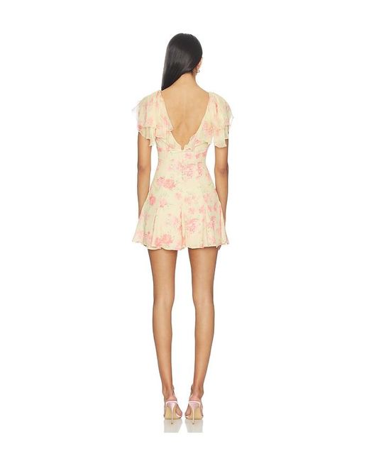 Tularosa Natural Jessalyn Mini Dress