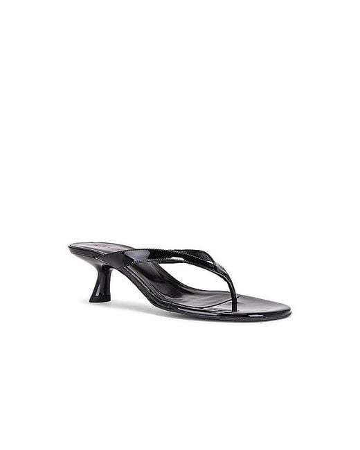 Simon Miller Black Beep Thong Sandal