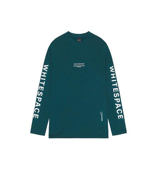 White/space Blue Graphene Crew Neck for men