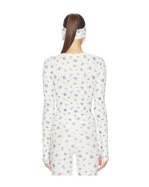 WellBeing + BeingWell White Sloane Top
