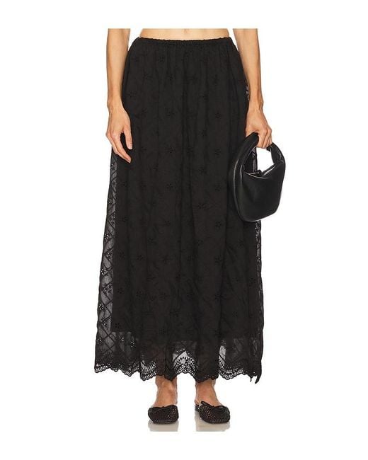 Tularosa Black Sofiya Maxi Skirt