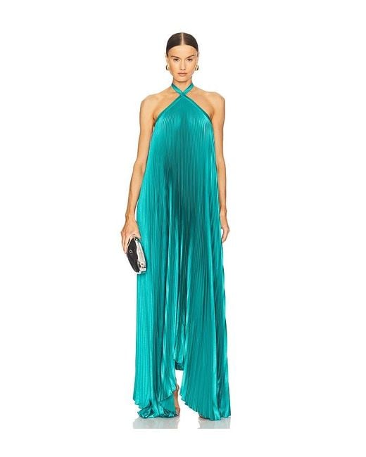 L'idée Blue Abendkleid Deesse