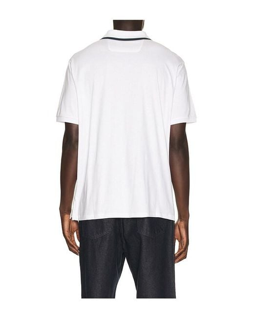 Polo Ralph Lauren White Soft Touch Chest Stripe Polo for men