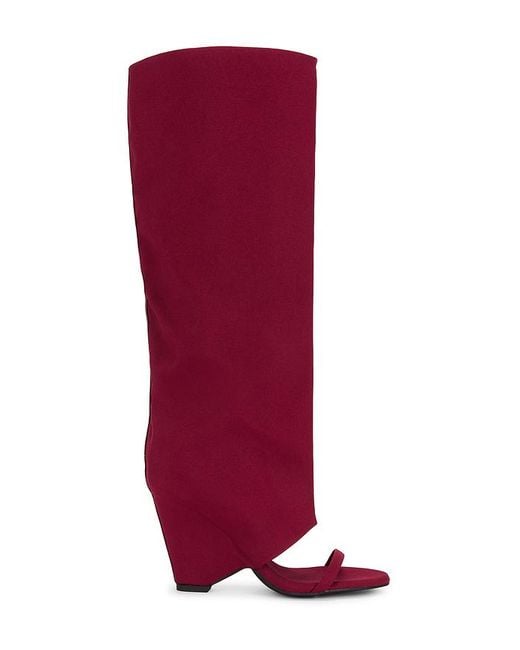 Jeffrey Campbell Red Boot Shroud