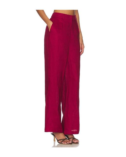 Yumi Kim Red Bobbi Pant