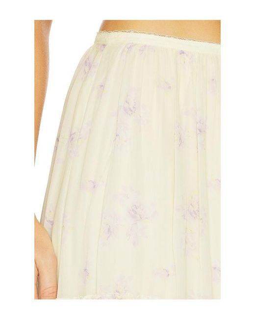 LoveShackFancy White Positano Skirt