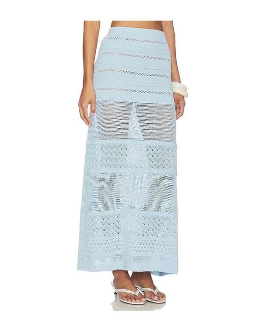 Devon Windsor Blue Yasmin Skirt