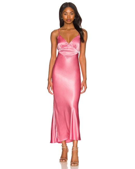 Bardot Malinda Slip Dress in Pink Lyst