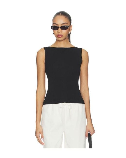 ALL THE WAYS Black Nadine Top