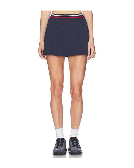 Splits59 Blue Kaia Active Rib Skort