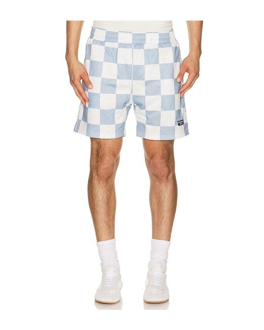 Devereux Golf Blue The Printed Golf Mesh Short for men