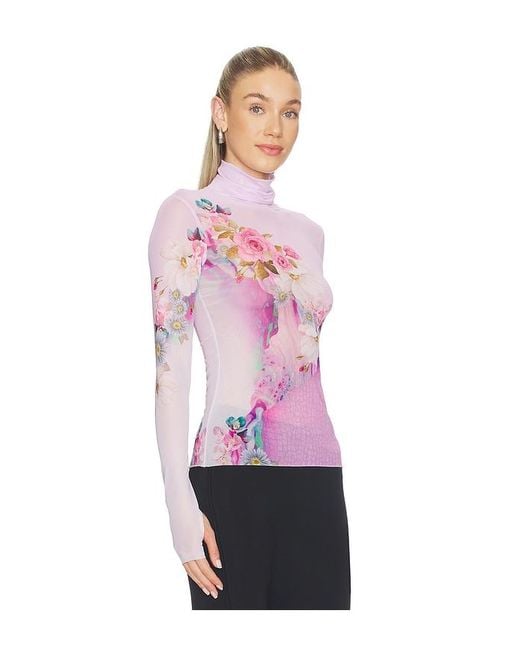 AFRM Pink Zadie Top