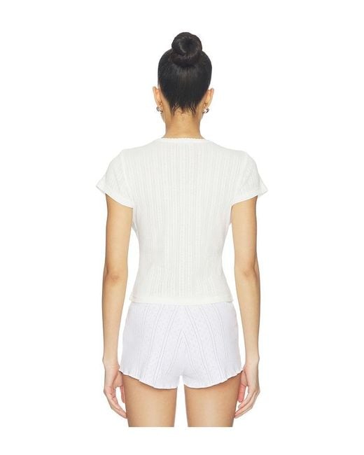 Rails White Mickey Tee