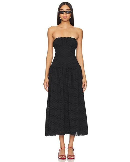 Tularosa Black Lizzie Midi Dress