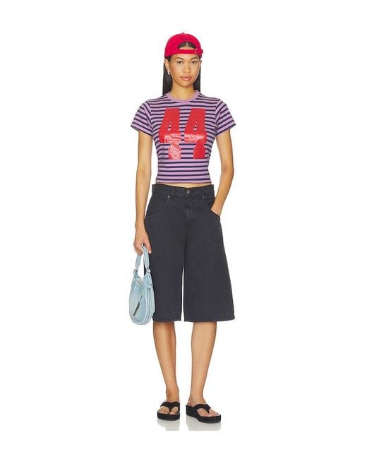 Daydreamer Red Stripe 44 Vintage Tee